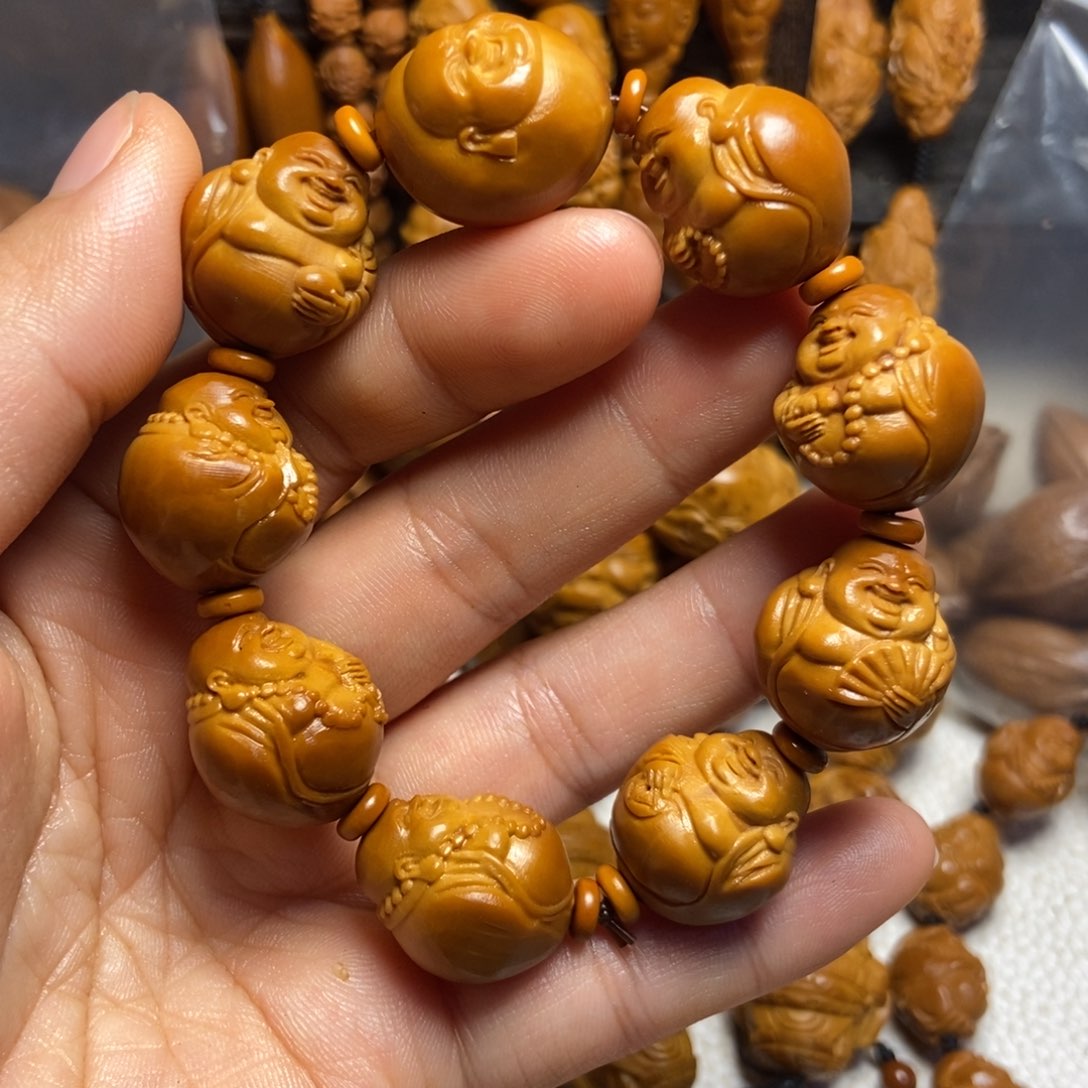 【闪购商品】手串/手链橄榄核光面弥勒
