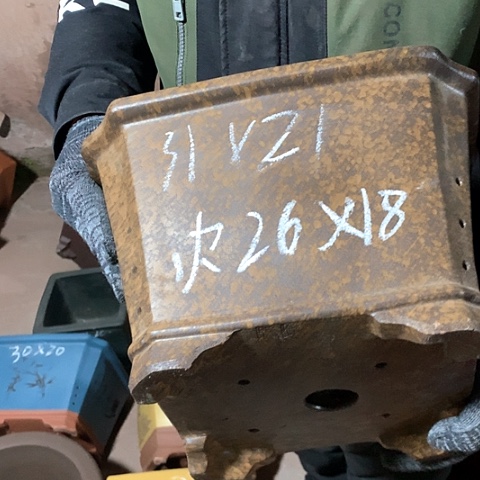 紫砂花盆手工制作