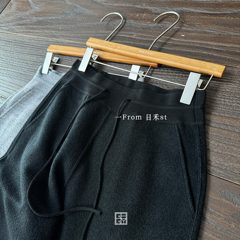 250098【裤长106】LP 全羊毛长裤 高腰显瘦百搭强缩羊毛秋冬休闲裤