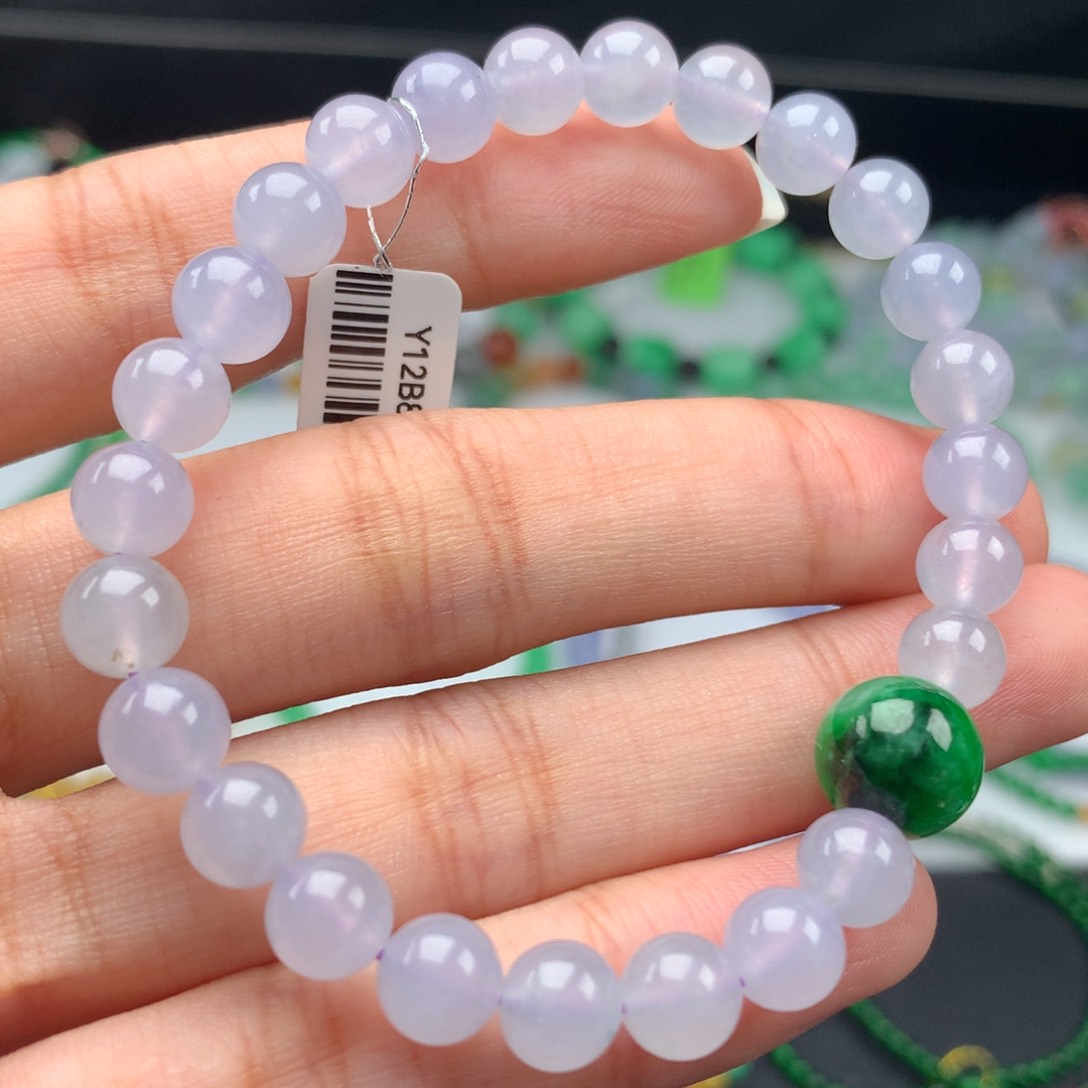 翡翠手链未镶嵌卡