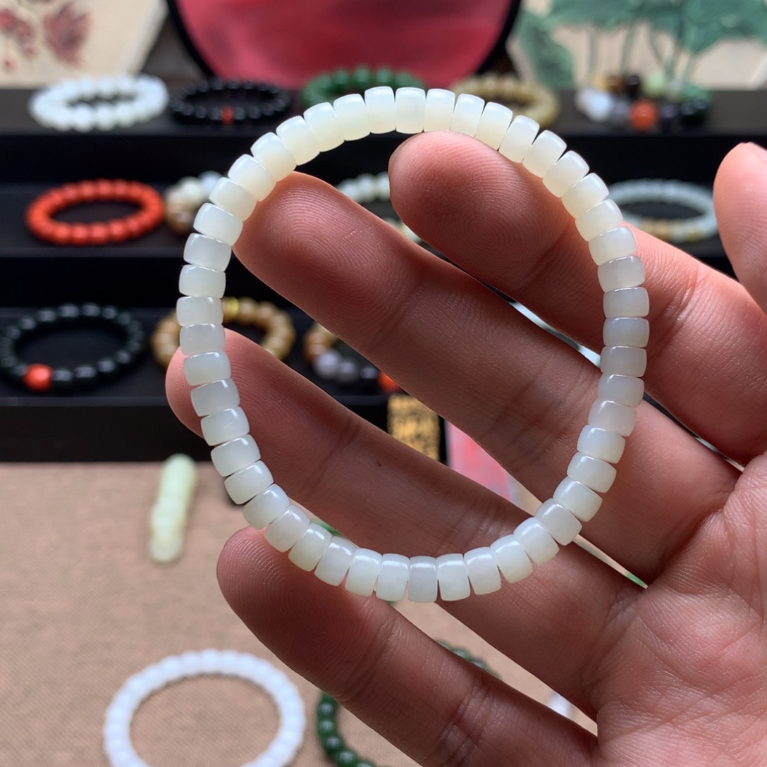 和田玉手链未镶嵌