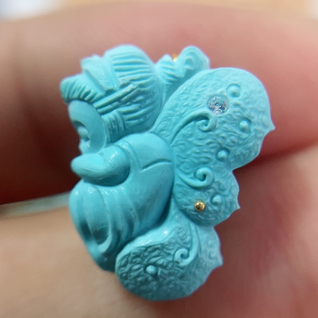 绿松石配饰未镶嵌