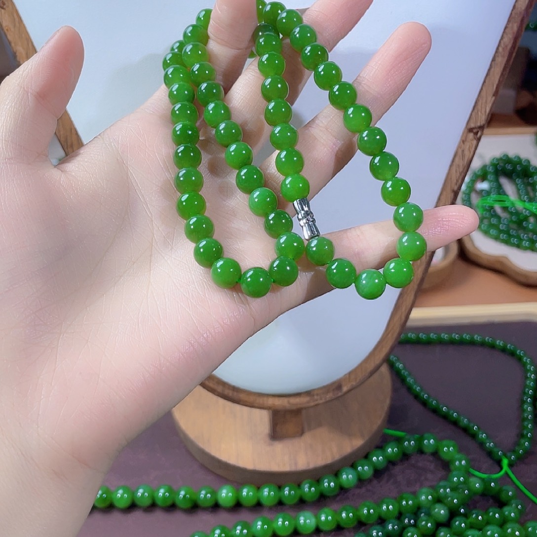 【***】和田玉未镶嵌颈饰8