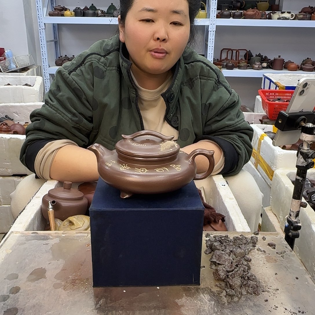 茶壶紫砂宜兴紫砂壶瑕疵处理