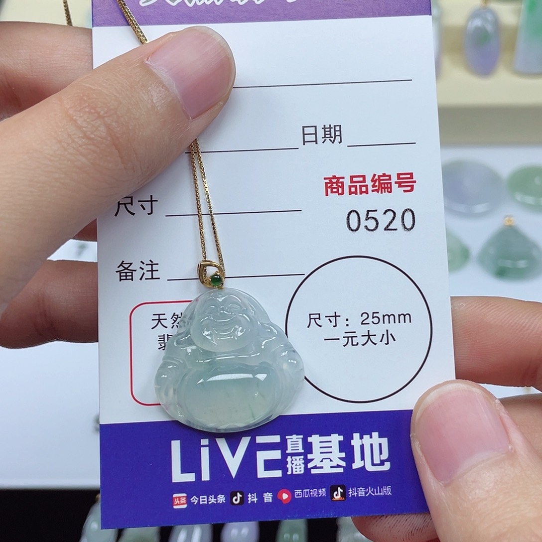 翡翠颈饰未镶嵌翡翠