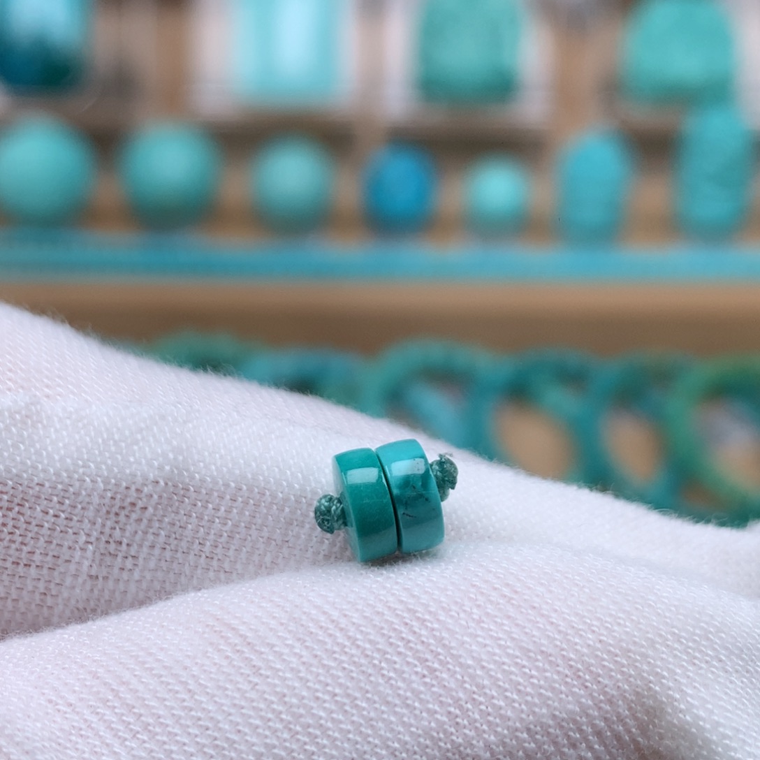 绿松石未镶嵌珠宝奇石6.2mm