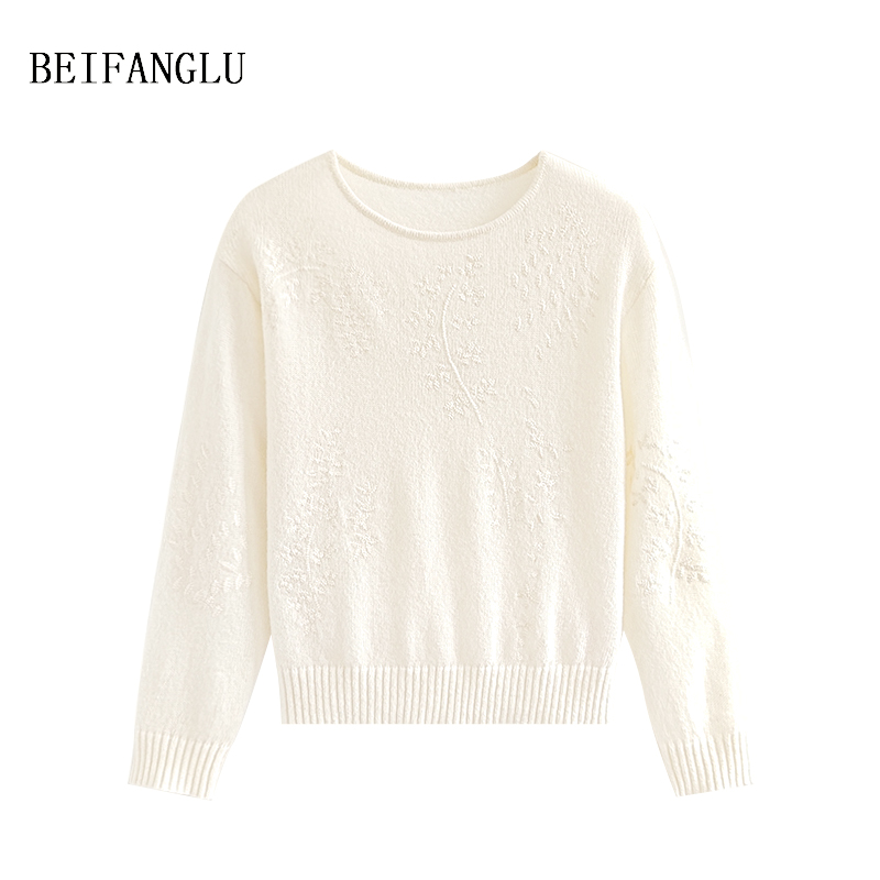 北方鹿 2025早秋新款康宝莱羊驼毛轻柔舒适气质显瘦圆领针织2771