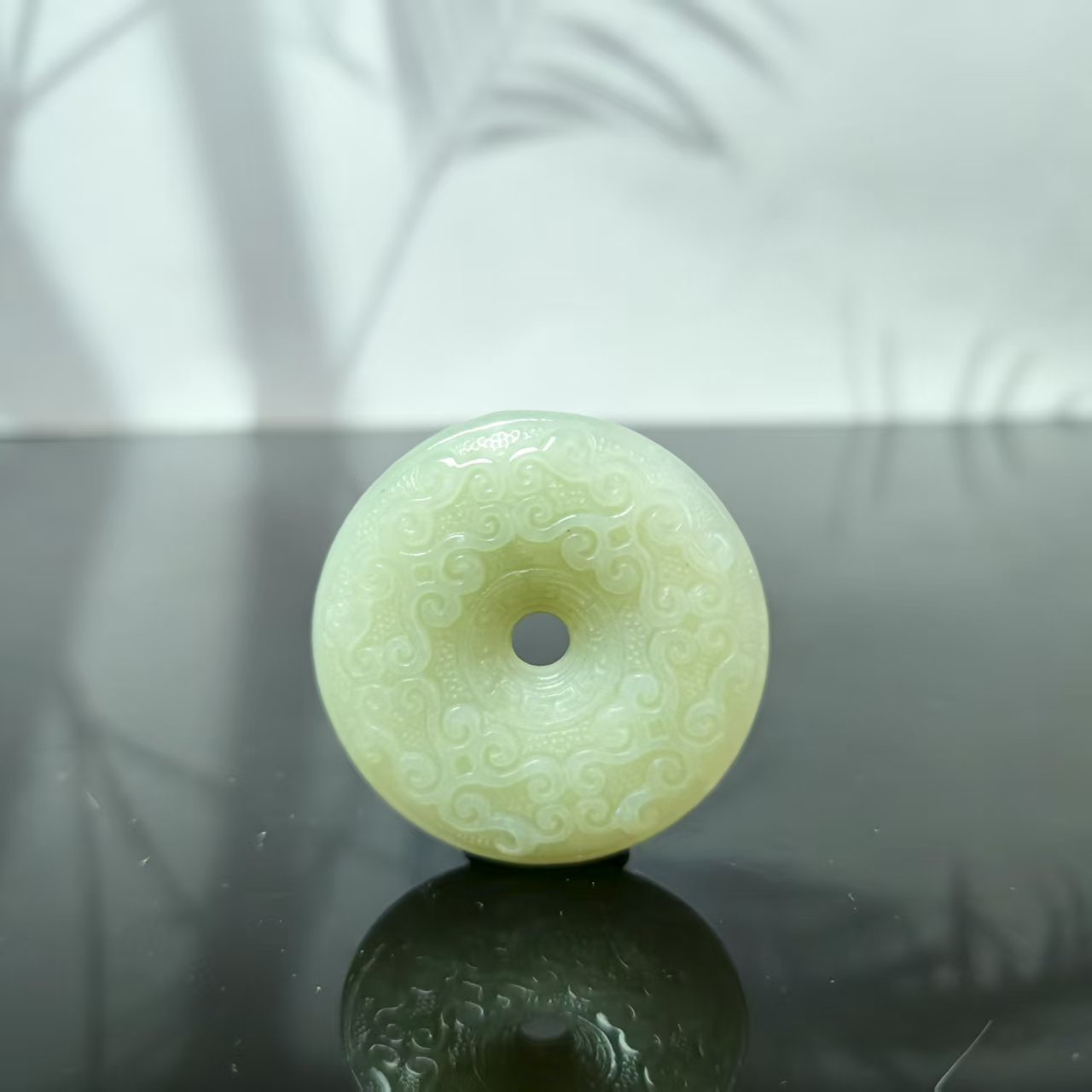 M和田玉平安扣吊坠0190