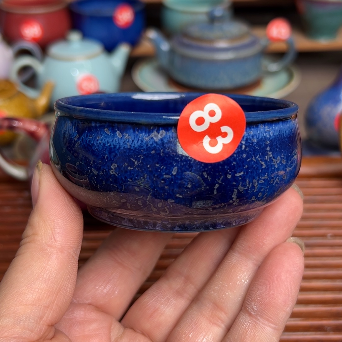 手工制作钧窑茶器