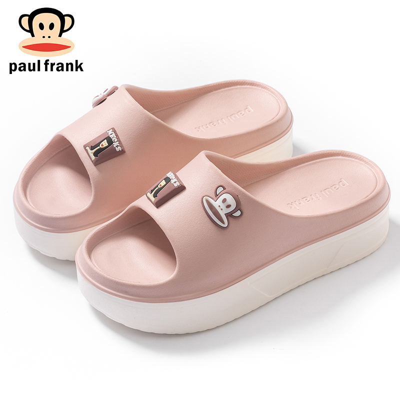 大嘴猴厚底凉拖鞋夏季女士女浴室家居外穿防滑轻便增高凉鞋