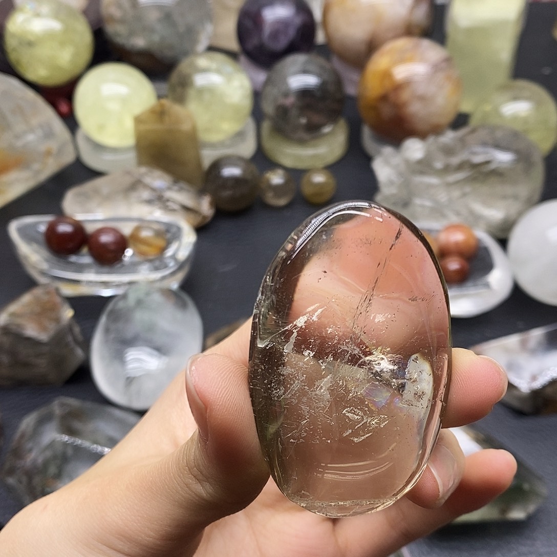 未镶嵌水晶珠宝半成品296水晶石
