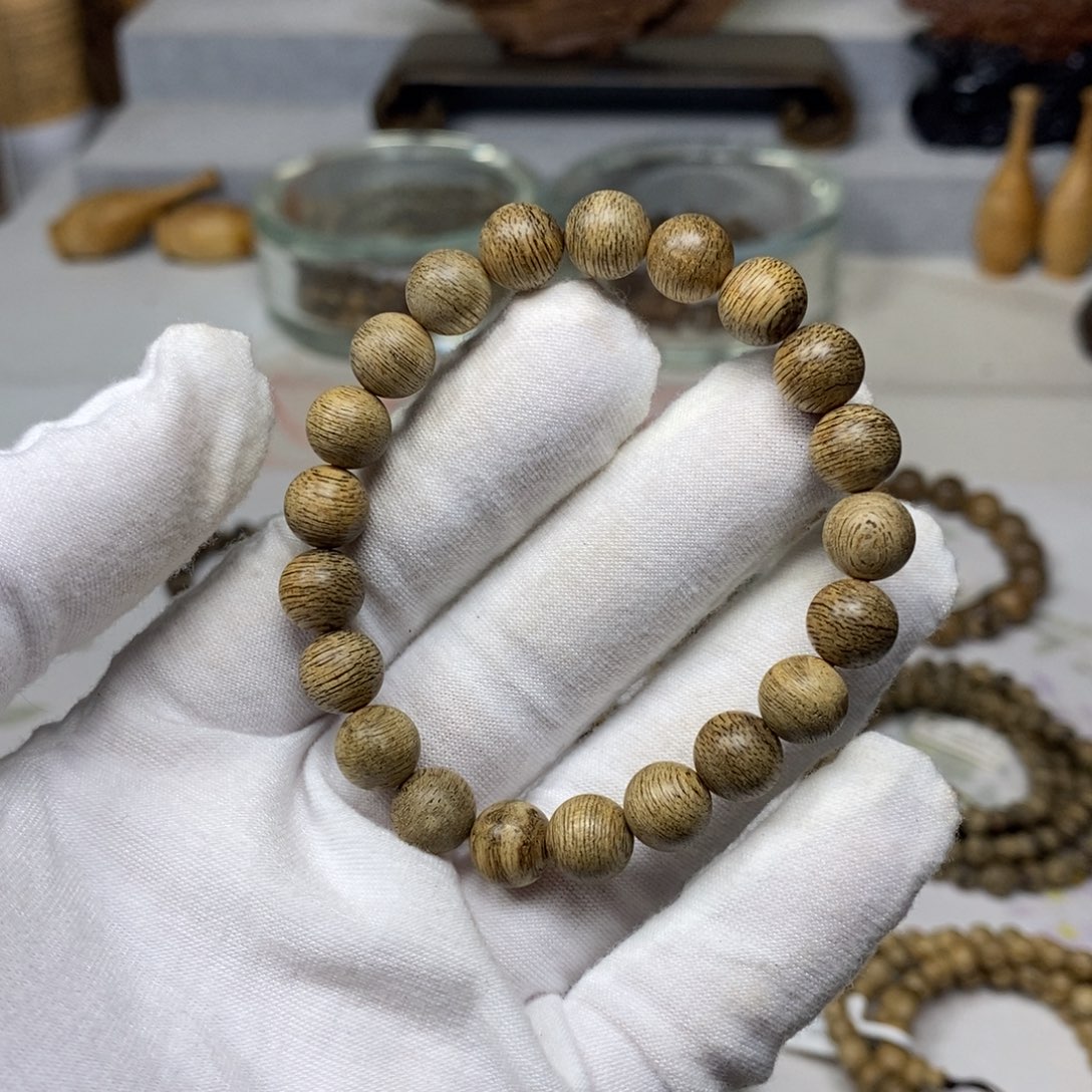 沉香手串文莱 08单 21颗 随机