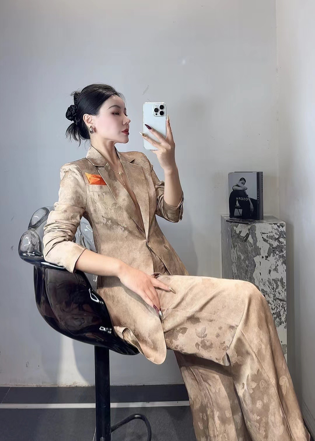 OMG高端特制 真丝香云纱工艺套装