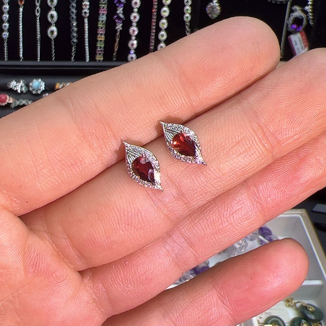 紫晶珠宝半成品银S925镶嵌