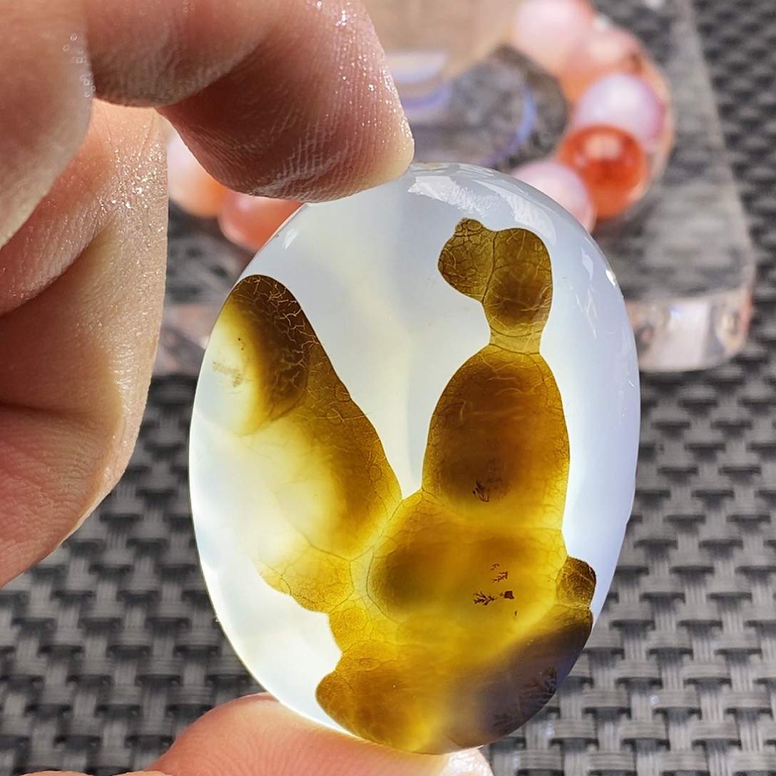 玛瑙/玉髓未镶嵌吊坠(不含链)713