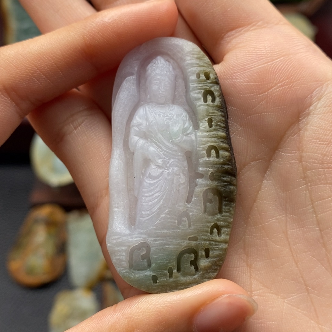 定制翡翠未镶嵌天然缅料a货翡翠