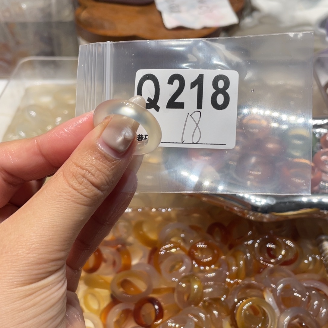 玛瑙/玉髓未镶嵌戒指218