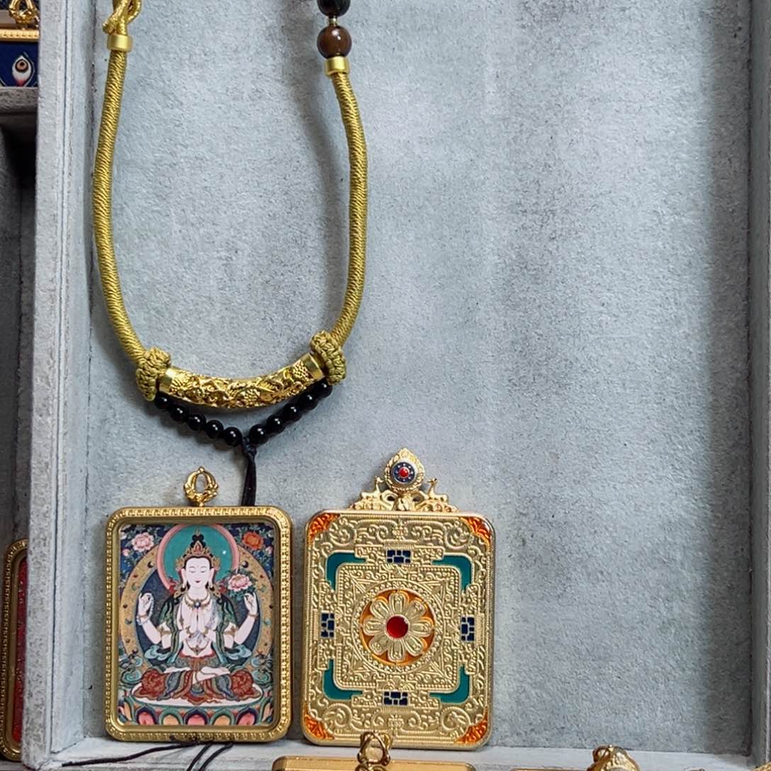 吊坠家**贝单面定制四臂