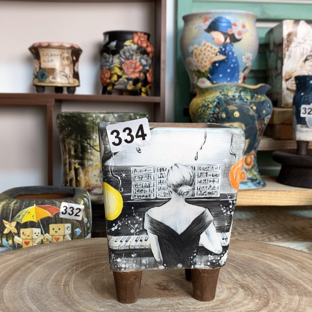 【闪购商品】334手绘精工盆上新