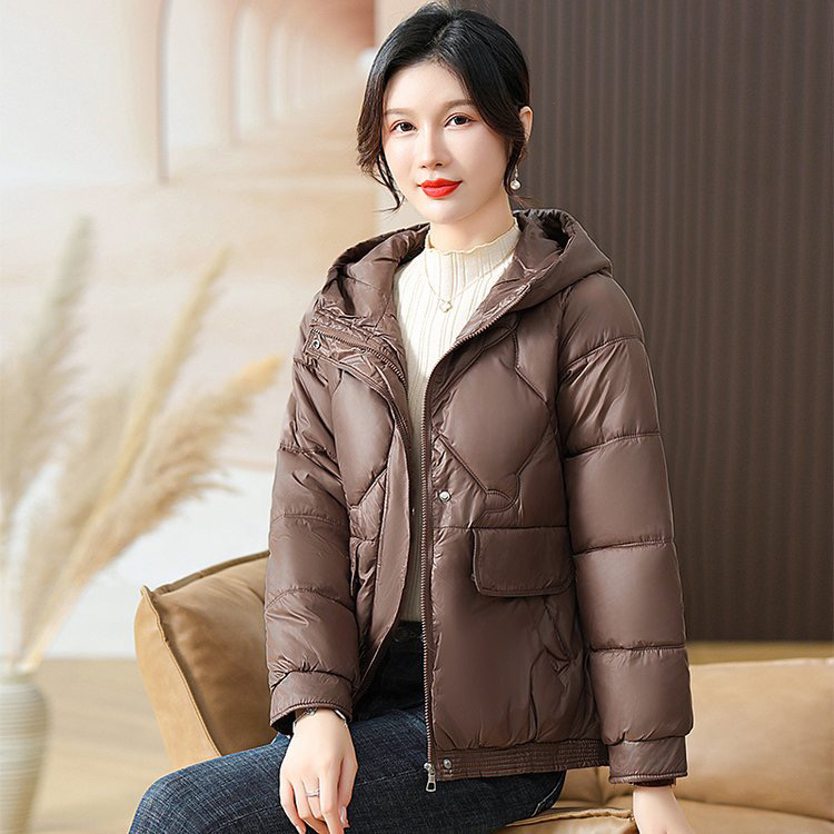 妈妈洋气加厚短款棉服中老年秋冬时尚棉衣外套