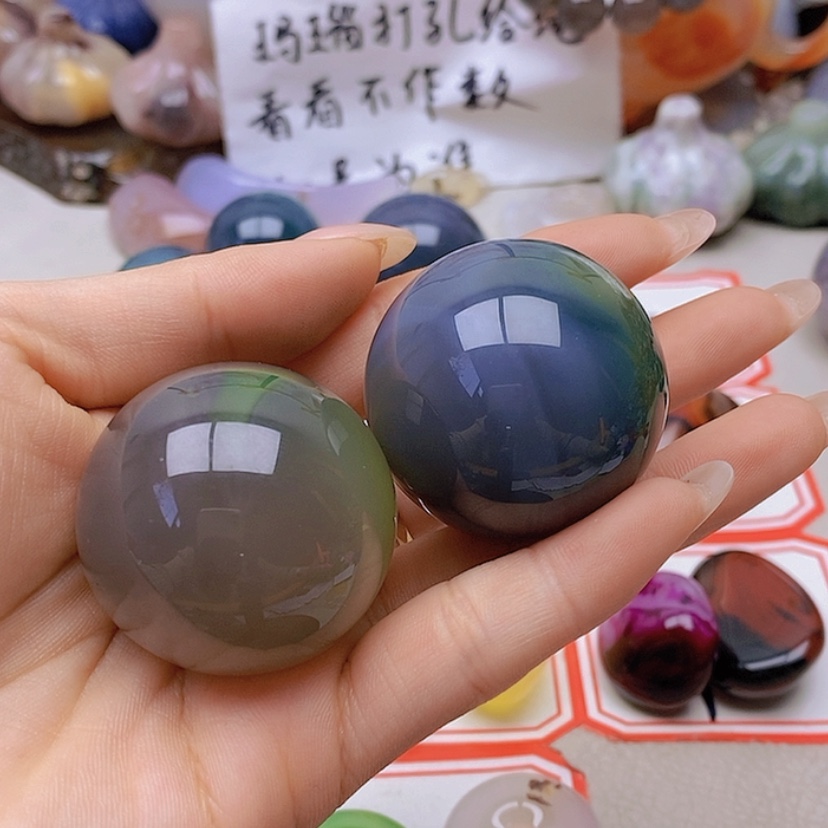 【闪购商品】未镶嵌玛瑙/玉髓珠宝半成品大*蛋