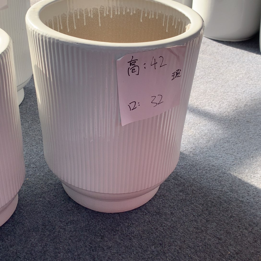 高温陶瓷花盆微瑕