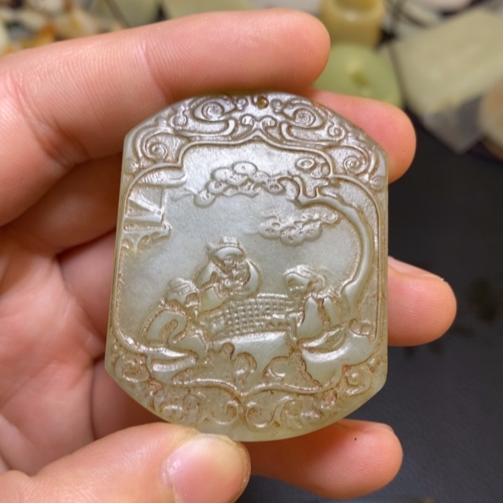 颈饰未镶嵌和田玉