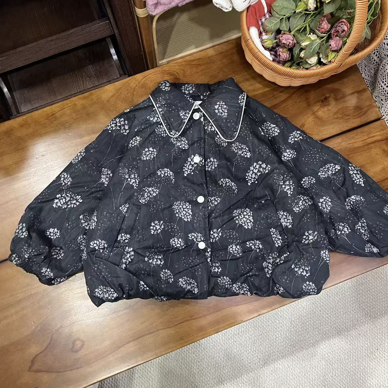 〖姐姐家〗2025冬款儿童碎花加厚外套-j713