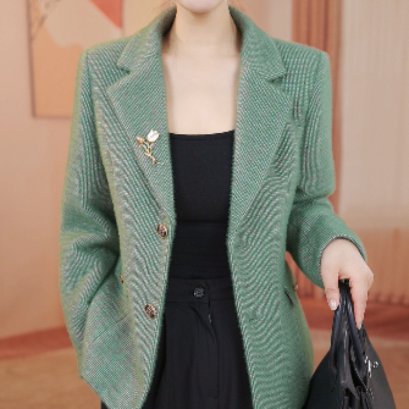 X1146气质百搭小香风短款外套2025新款-xy