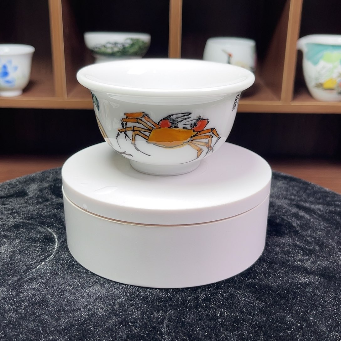 醴陵釉下五彩瓷杯子