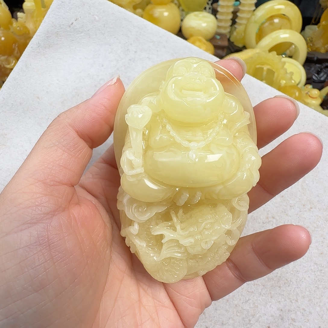 蜜蜡未镶嵌珠宝奇石