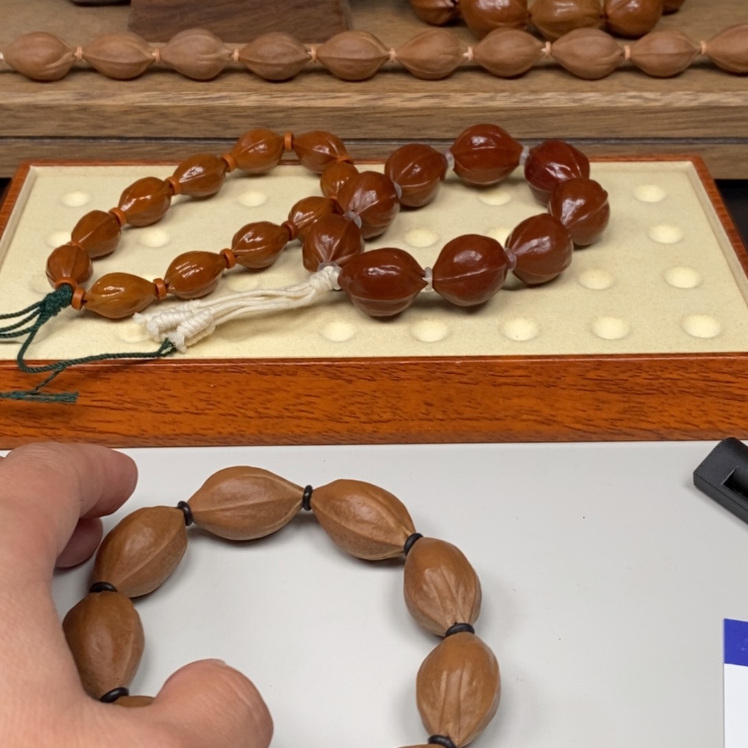 橄榄核手串@**y梅林铁核原皮