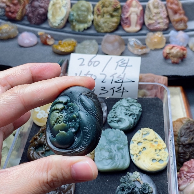 【闪购商品】未镶嵌定制石英质玉吊坠