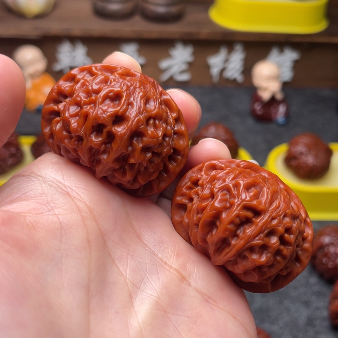 吊坠文玩核桃文玩核桃 手把件 宫灯 41