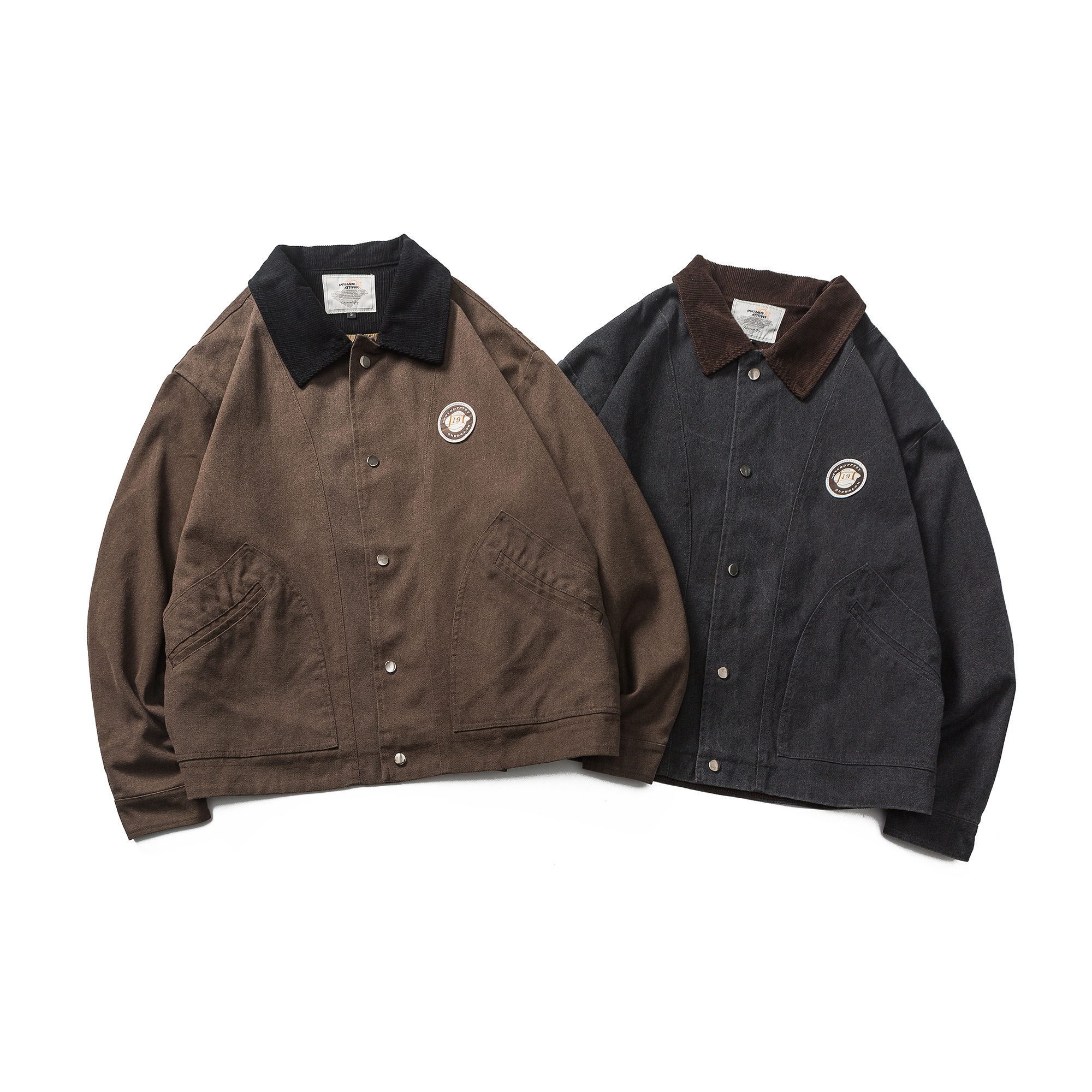 R-L丨25AW常规单排扣复古港风秋季夹克休闲潮流夹克外套