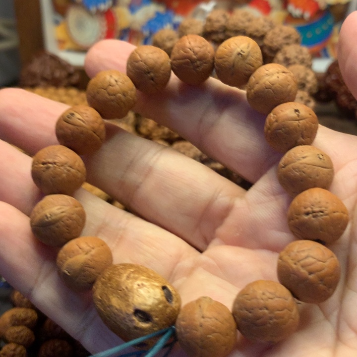 凤眼菩提吊坠手串