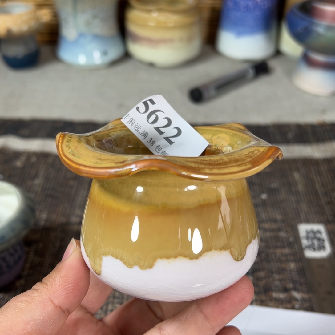 红陶景德镇手工花盆