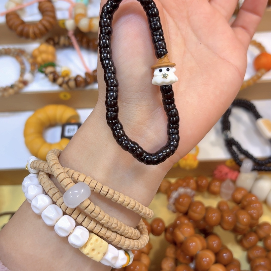 星月菩提手串椰蒂➕雪人