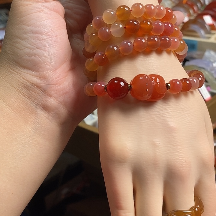 手镯玛瑙/玉髓未镶嵌是*仙