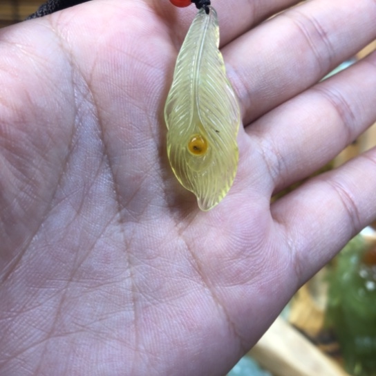 蛇纹石玉合金颈饰