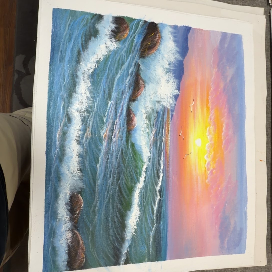 油画加油加油努力加油努力加油