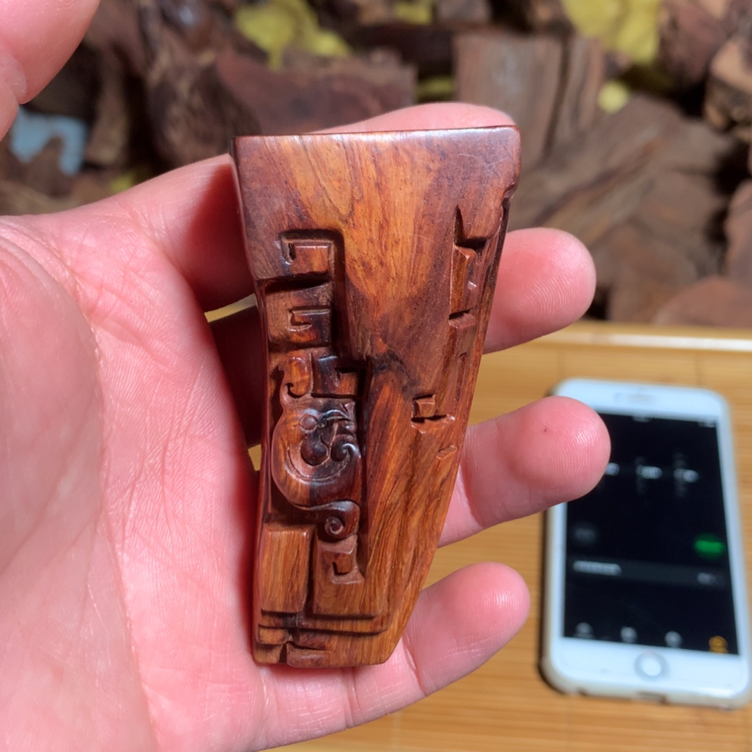 小***坏黄花梨/降香黄檀手串回血海南黄花梨老料