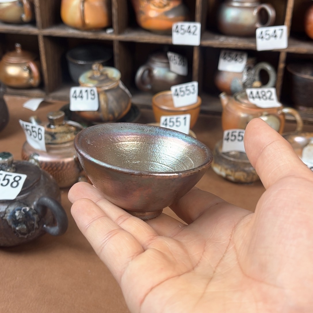 杯柴烧茶器主人杯