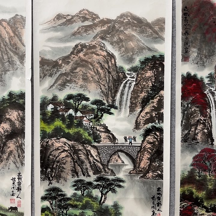 国画花鸟等多种鸟类的栖息环境中