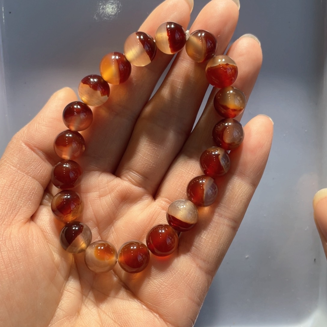 玛瑙/玉髓手链未镶嵌