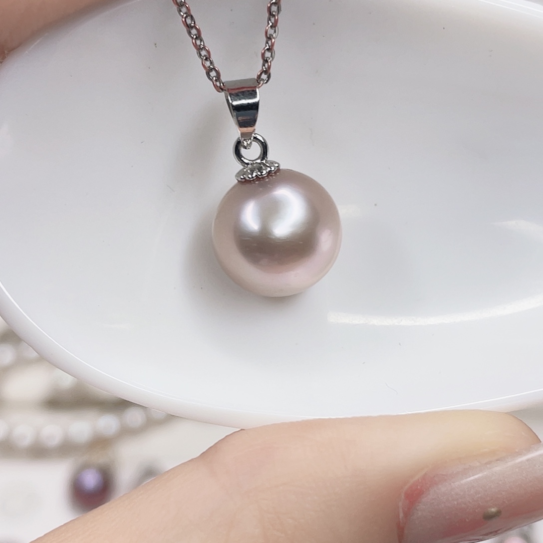 淡水珍珠吊坠(赠链)合金