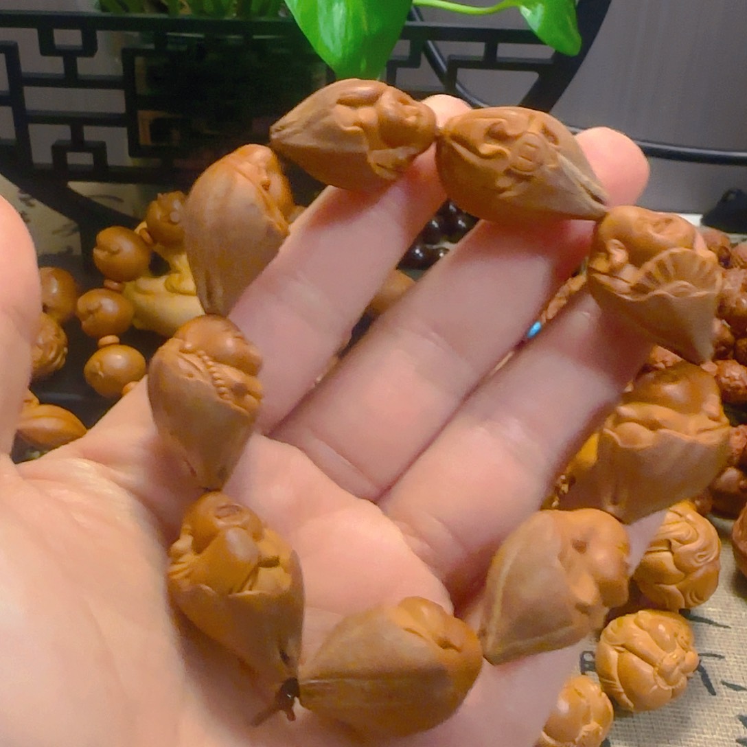 橄榄核手串/手链橄榄核包衣车弥勒手串