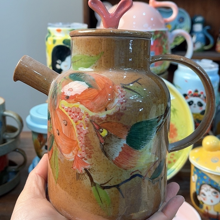 陶景德镇釉下手绘陶瓷 