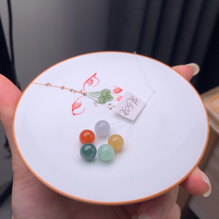 翡翠未镶嵌手链翡翠y509 卡7.7