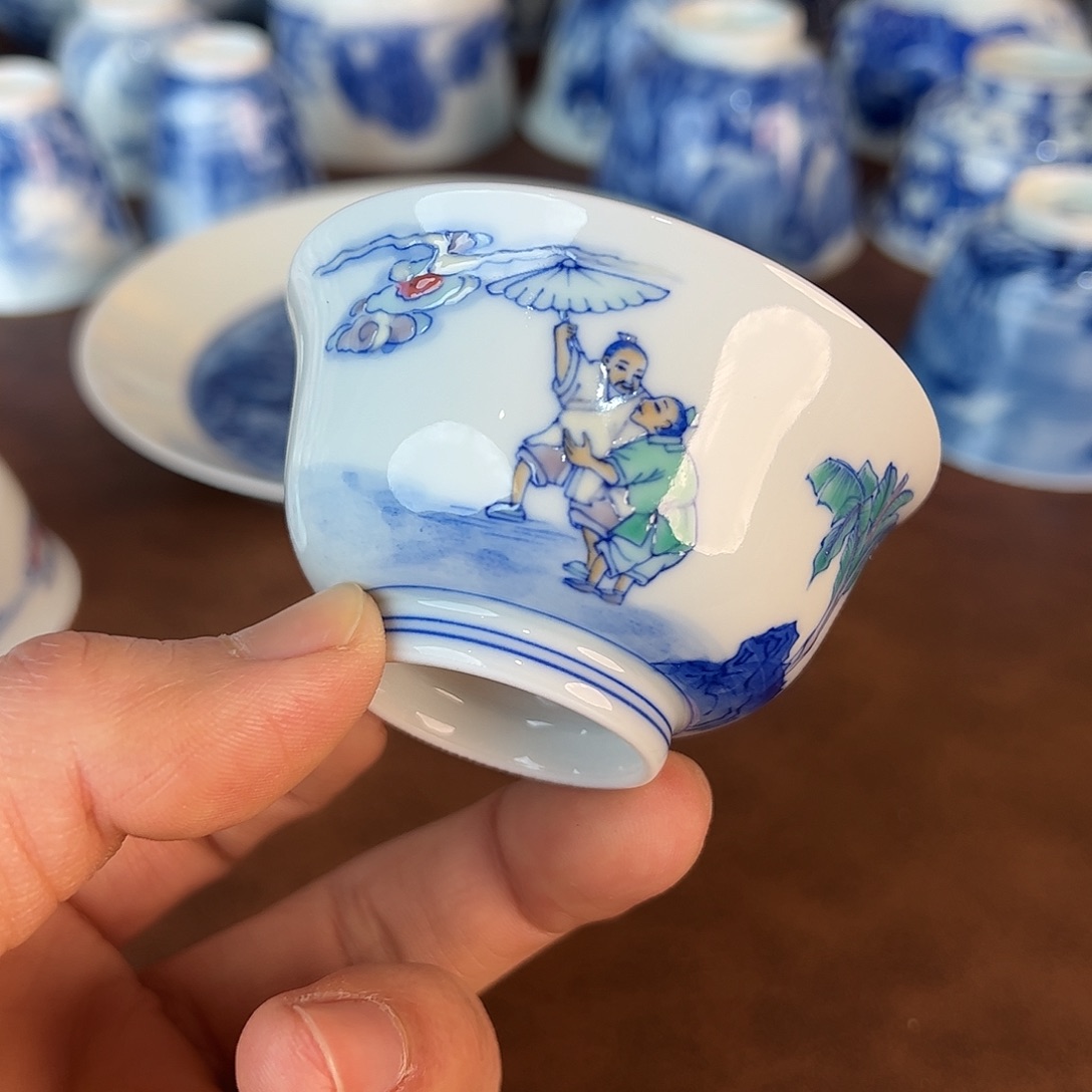 杯景德镇全手工手绘陶瓷